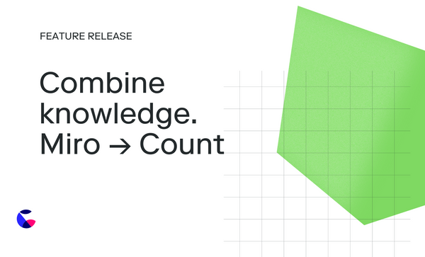 Combine knowledge. Miro → Count