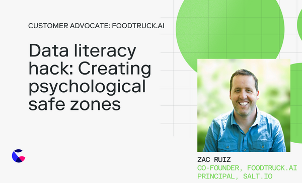 Data Literacy hack: Creating  psychological safe zones